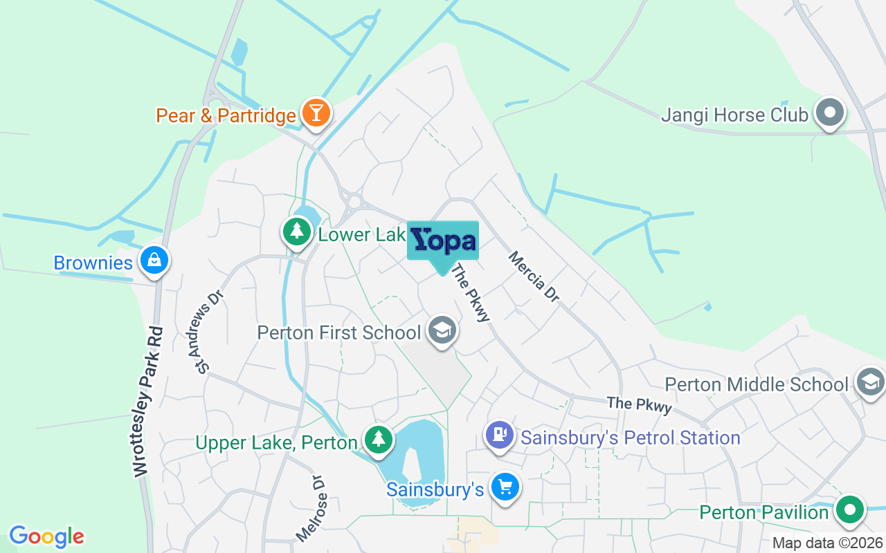 Map showing the location of WV6 7LT