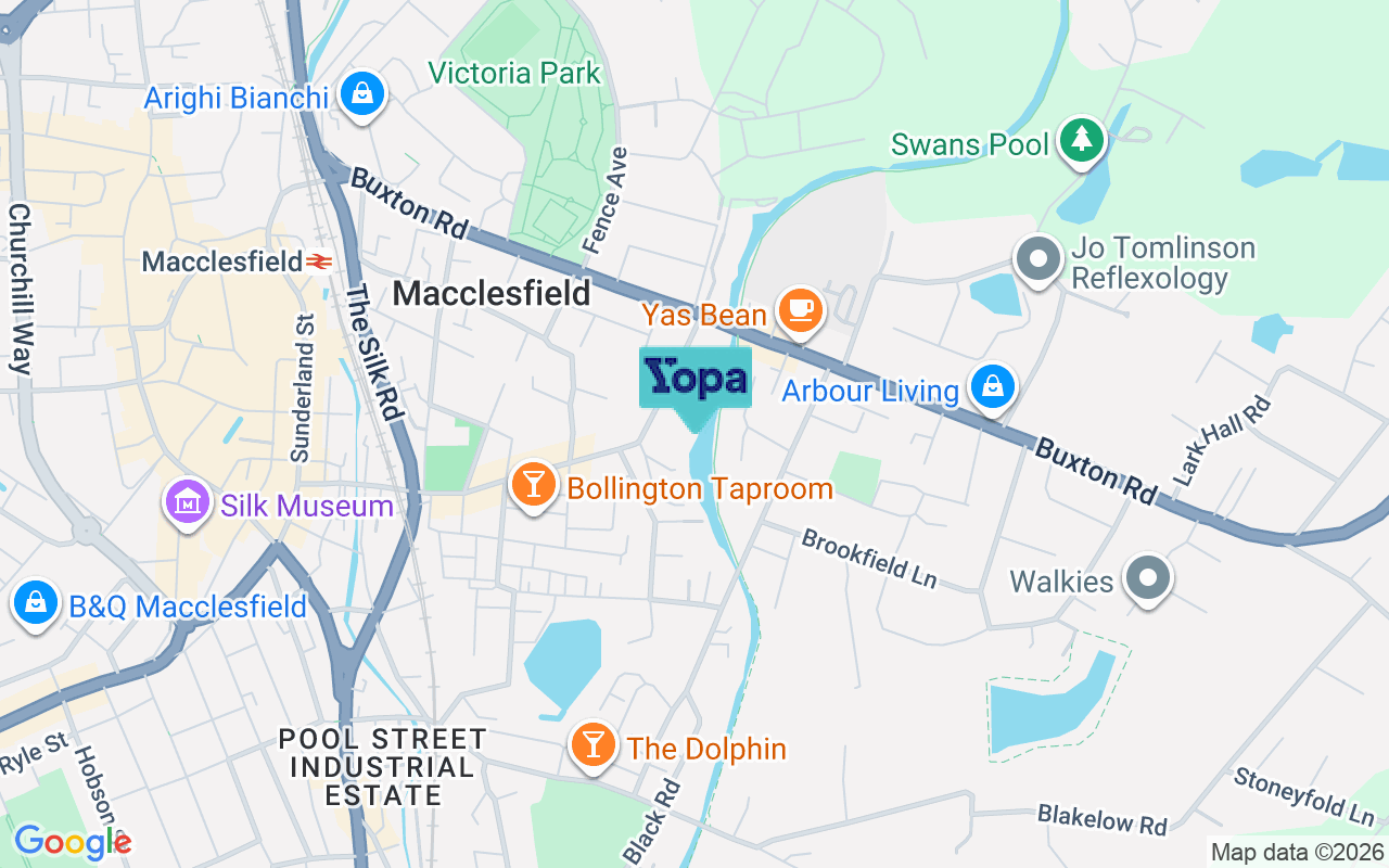 Map showing the location of SK11 7BF