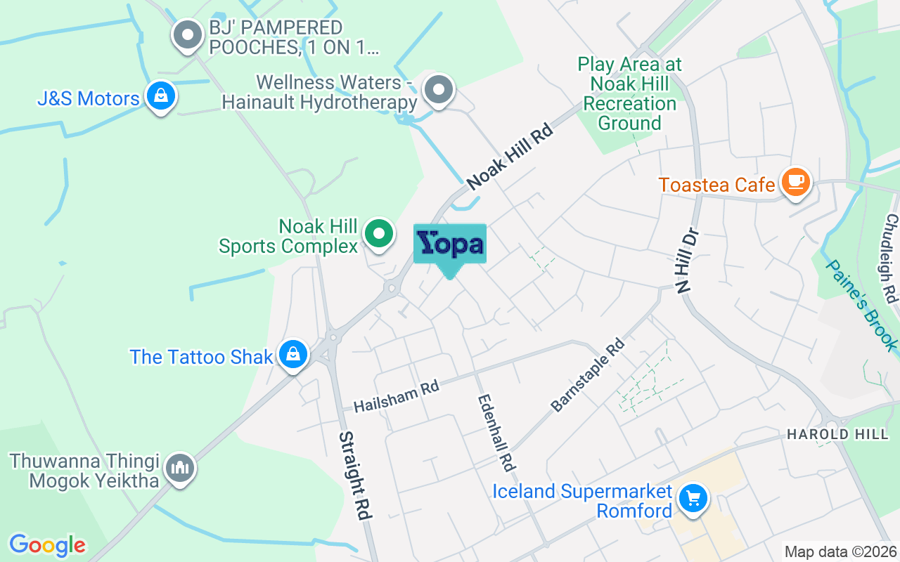 Map showing the location of RM3 7FA