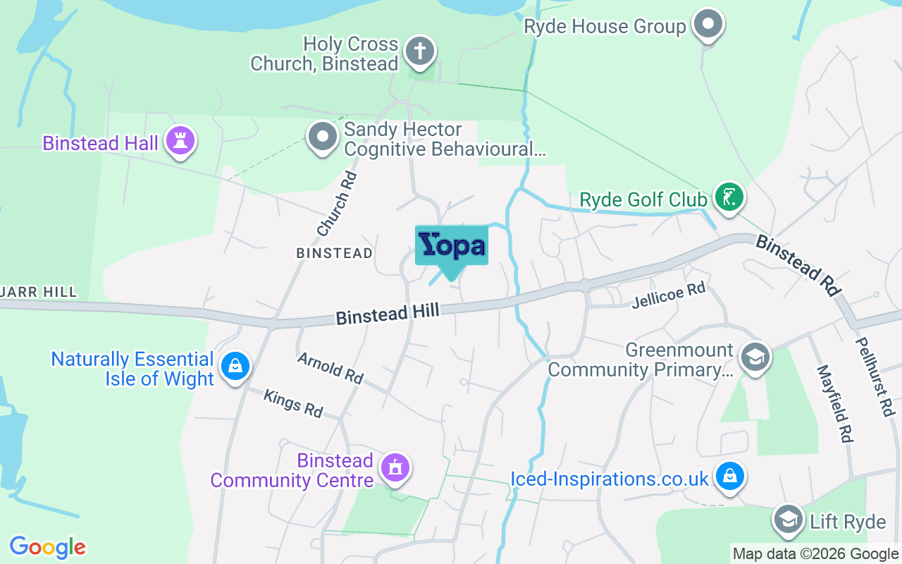 Map showing the location of PO33 3AZ