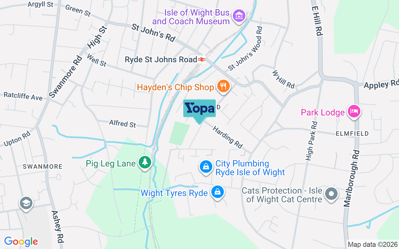 Map showing the location of PO33 1EH