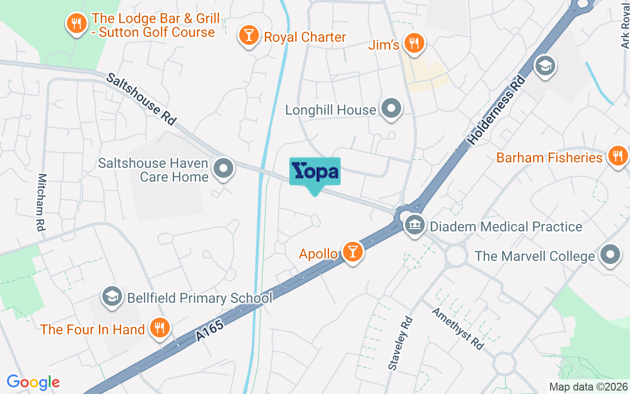 Map showing the location of HU8 9EH