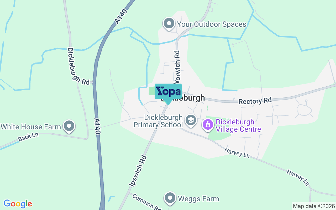 Map showing the location of IP21 4NQ