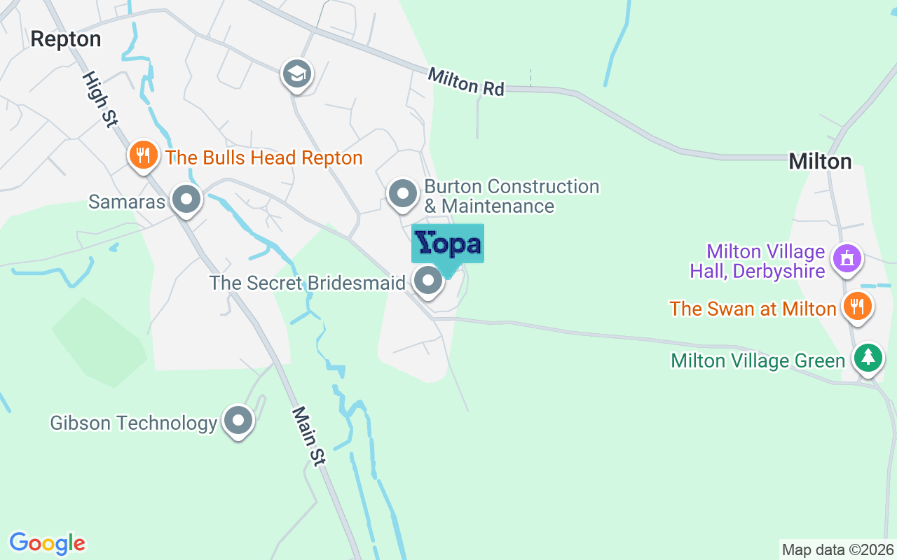 Map showing the location of DE65 6RP
