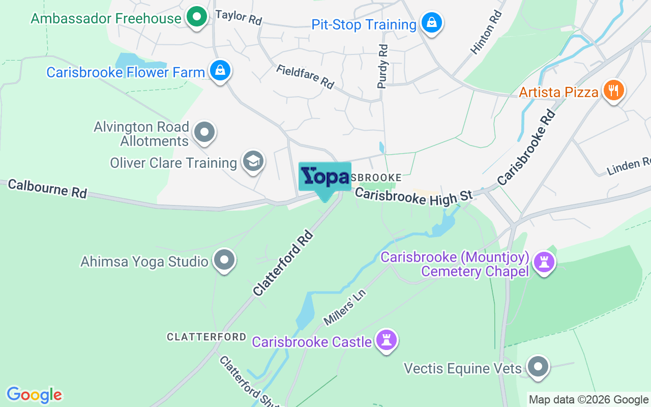 Map showing the location of PO30 1PA