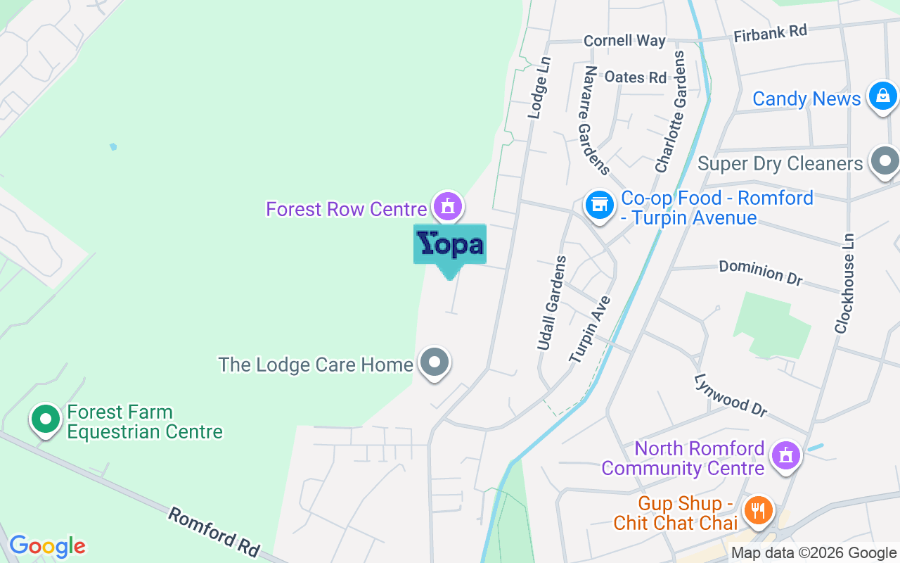 Map showing the location of RM5 2LG