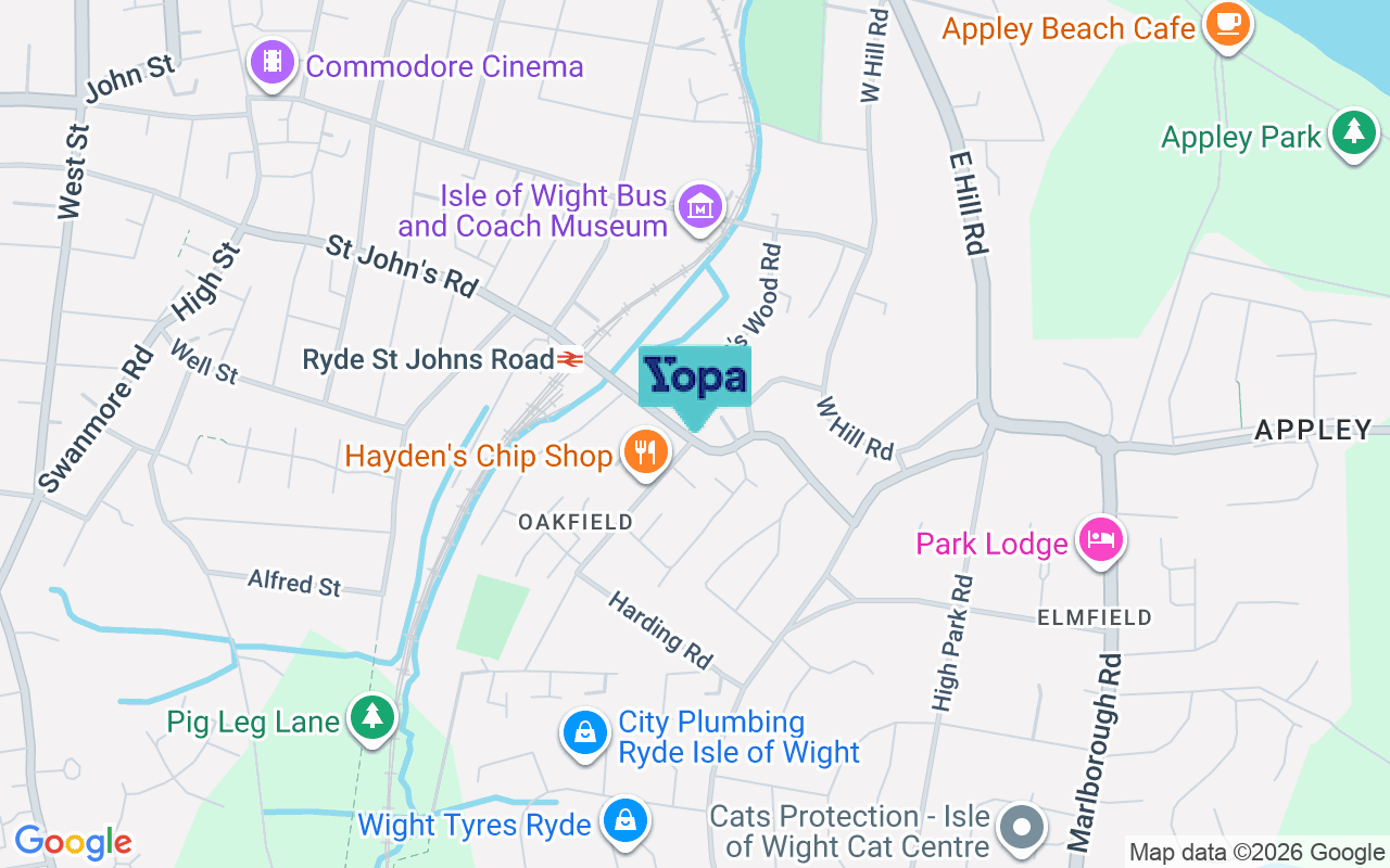 Map showing the location of PO33 1HN