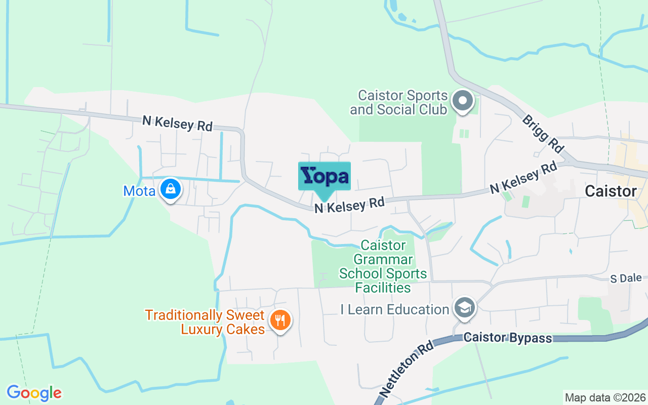 Map showing the location of LN7 6QB
