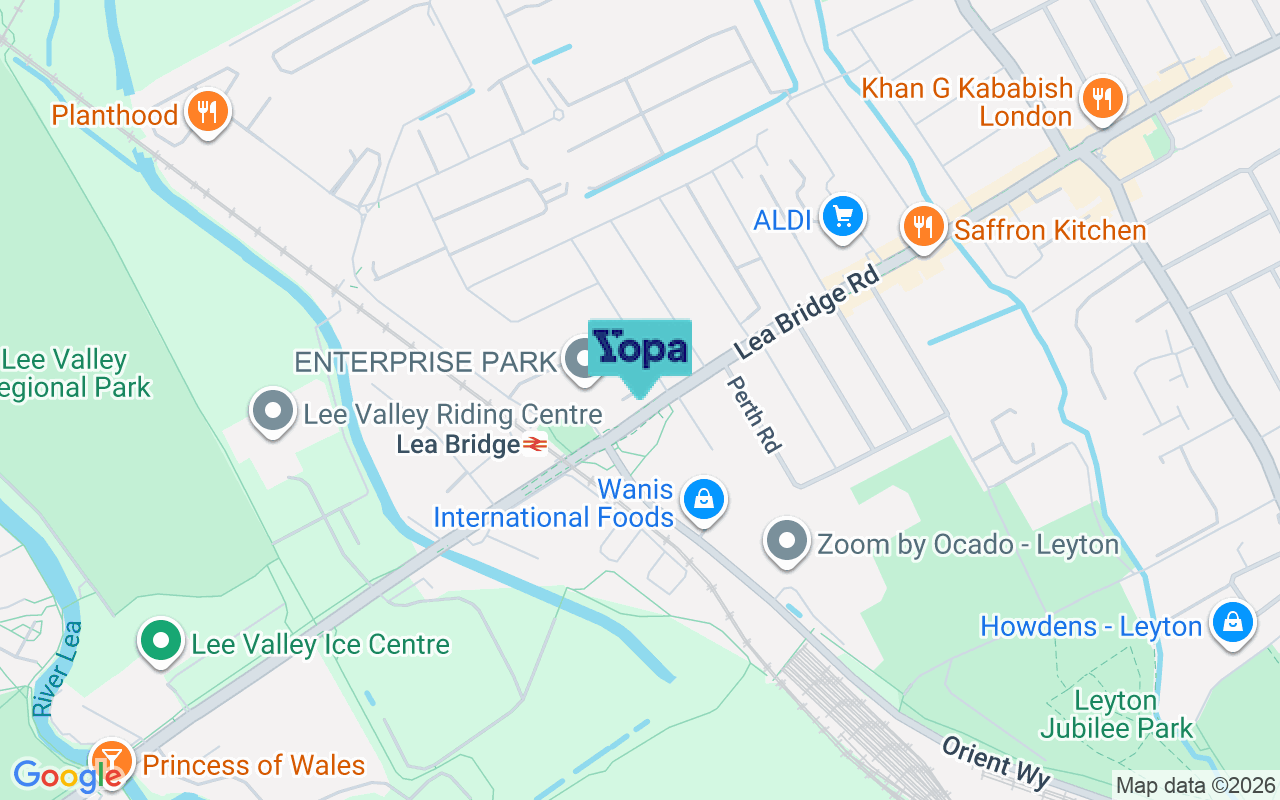 Map showing the location of E10 7FU