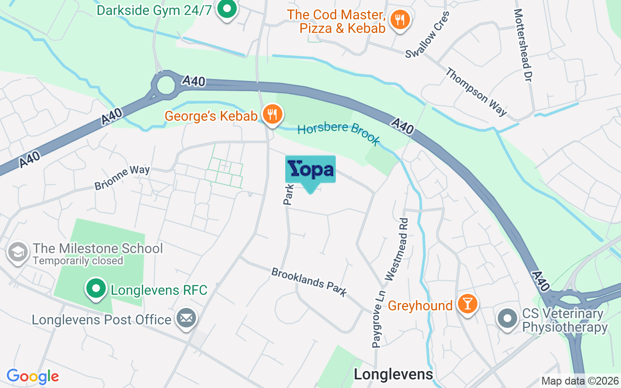 Map showing the location of GL2 0EG
