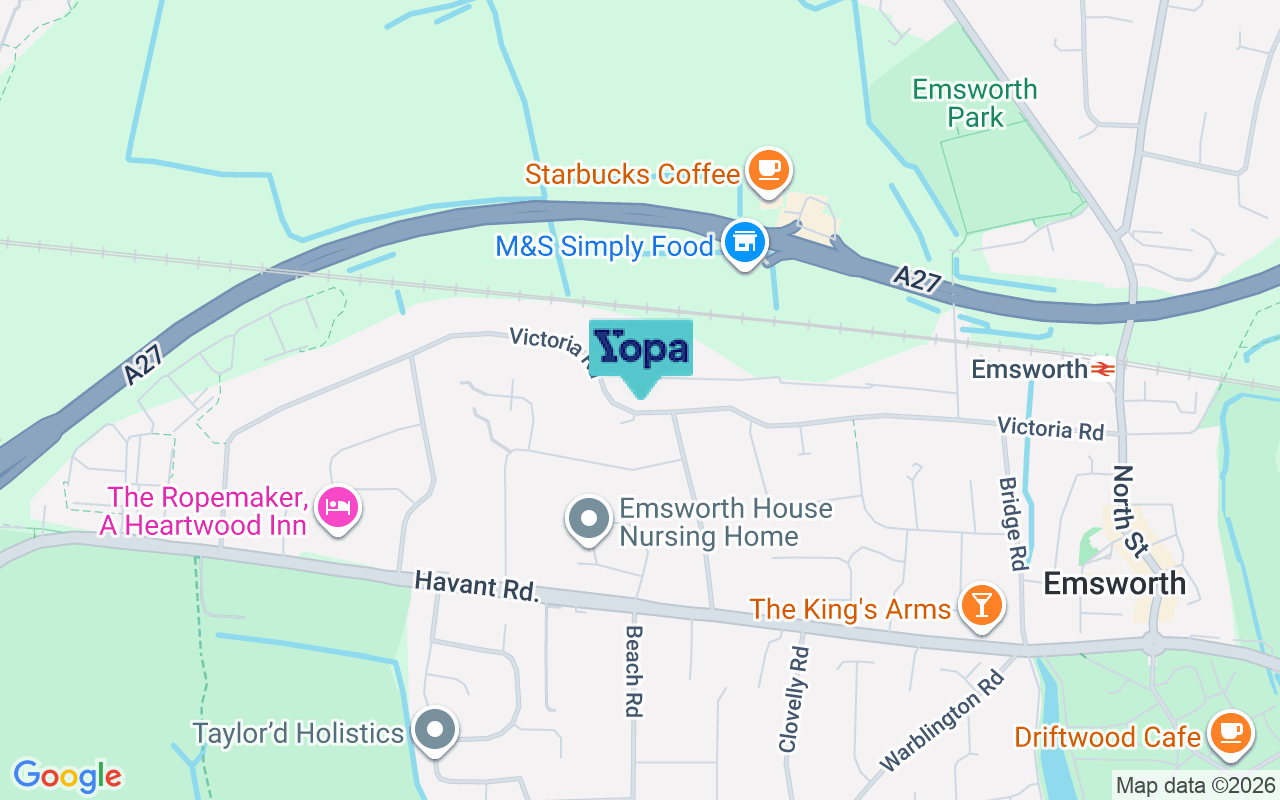 Map showing the location of PO10 7LX