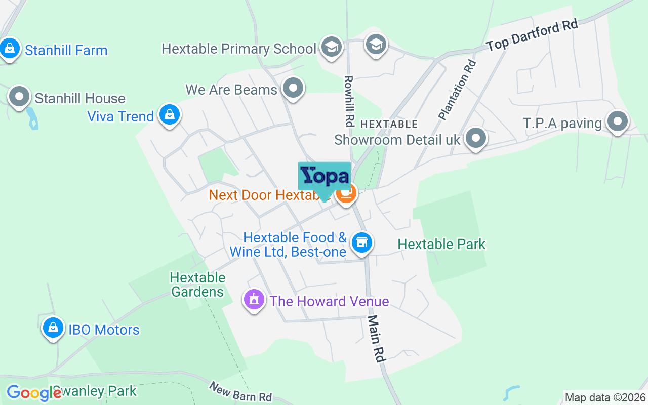 Map showing the location of BR8 7PP