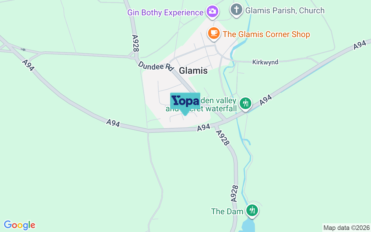 Map showing the location of DD8 1RF