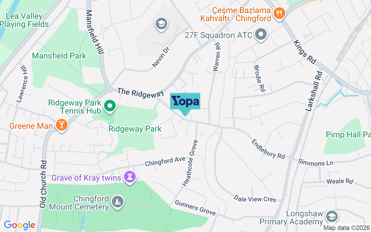 Map showing the location of E4 6QQ