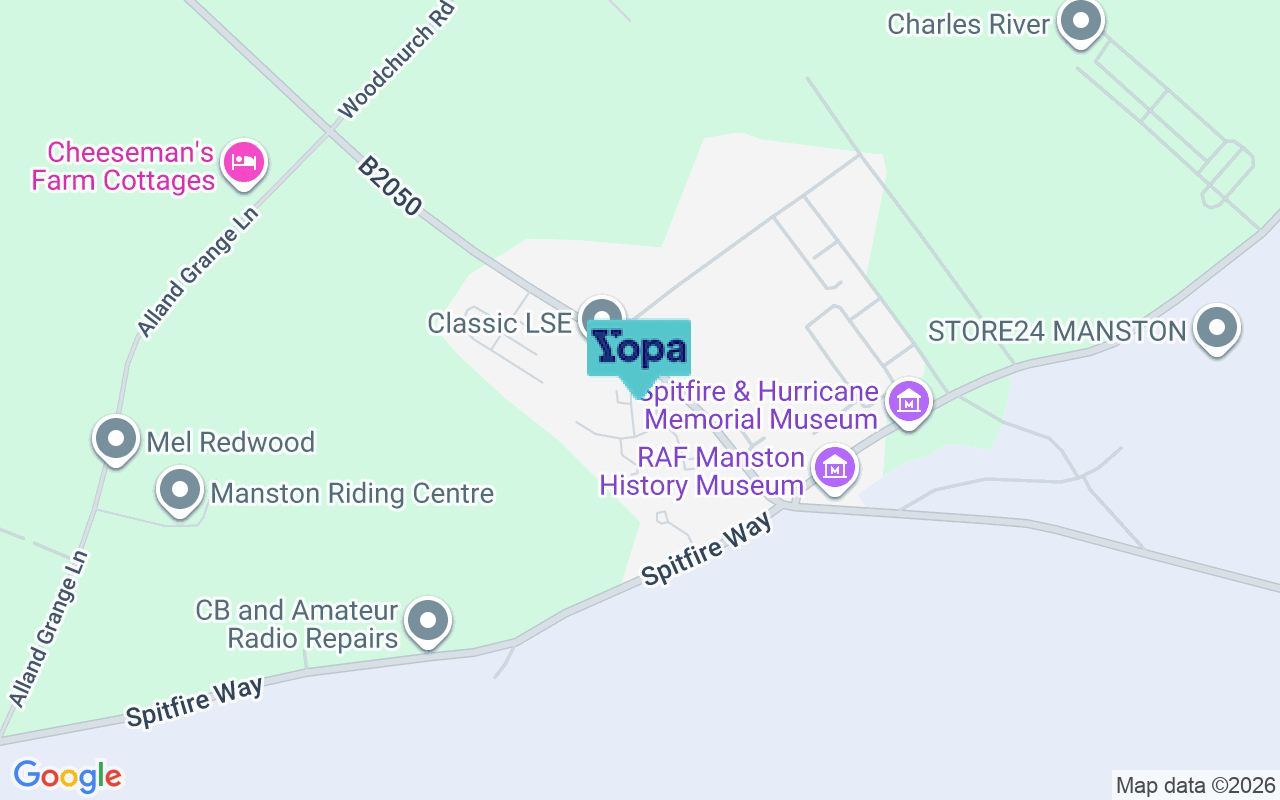 Map showing the location of CT12 5LU