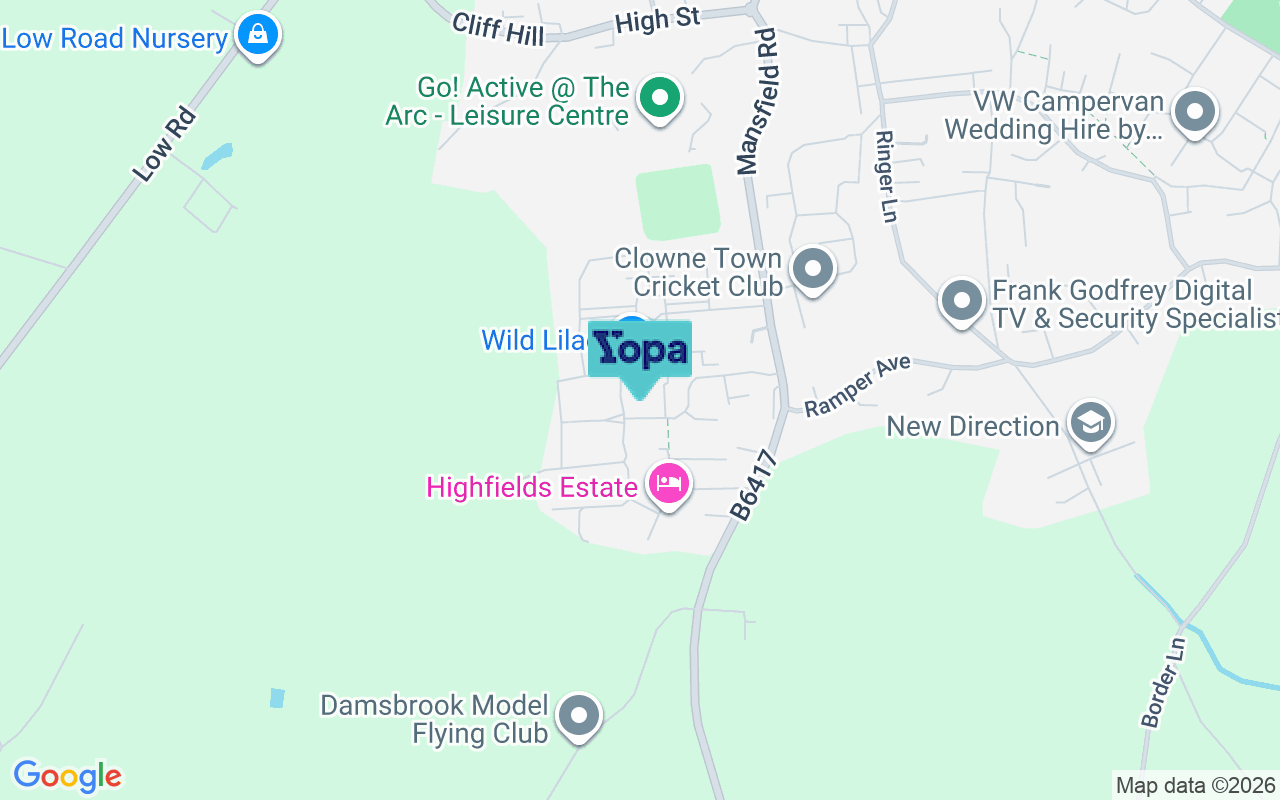 Map showing the location of S43 4FA