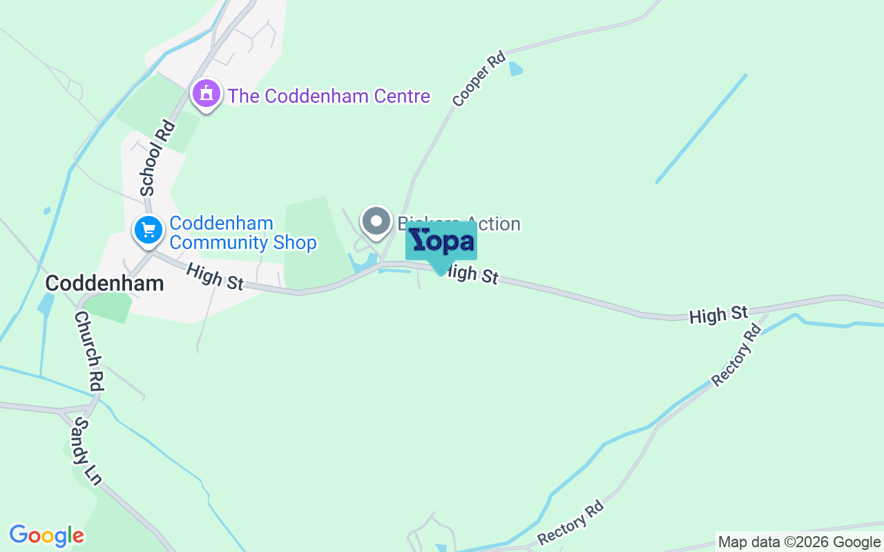 Map showing the location of IP6 9QY