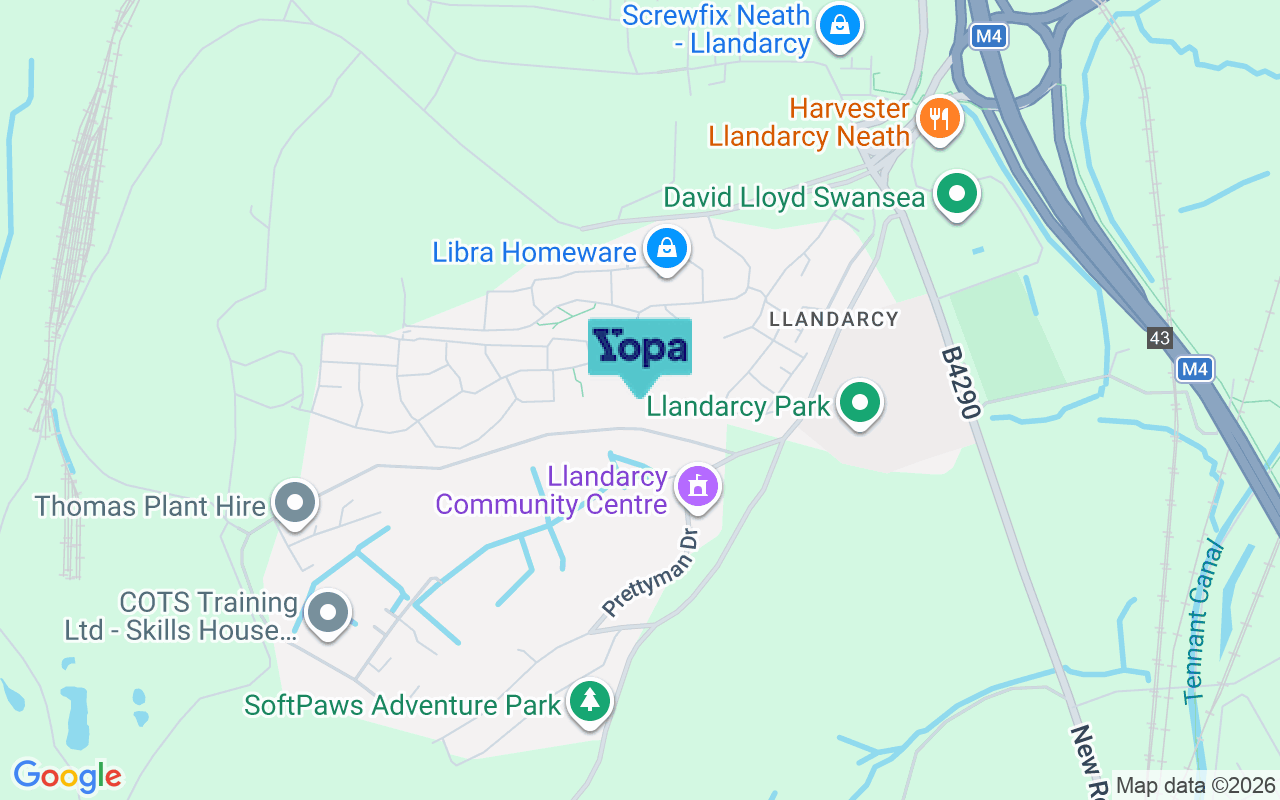 Map showing the location of SA10 6FA