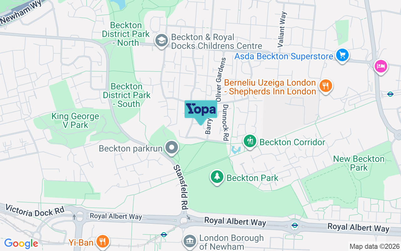 Map showing the location of E6 5TF