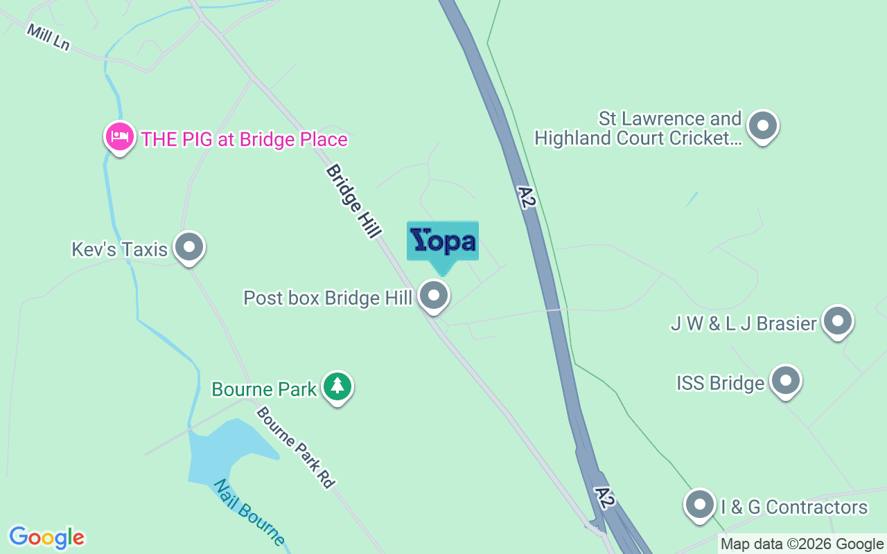 Map showing the location of CT4 5AY