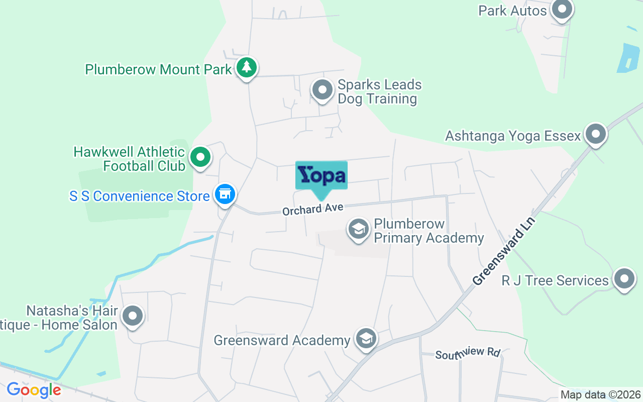 Map showing the location of SS5 5BA