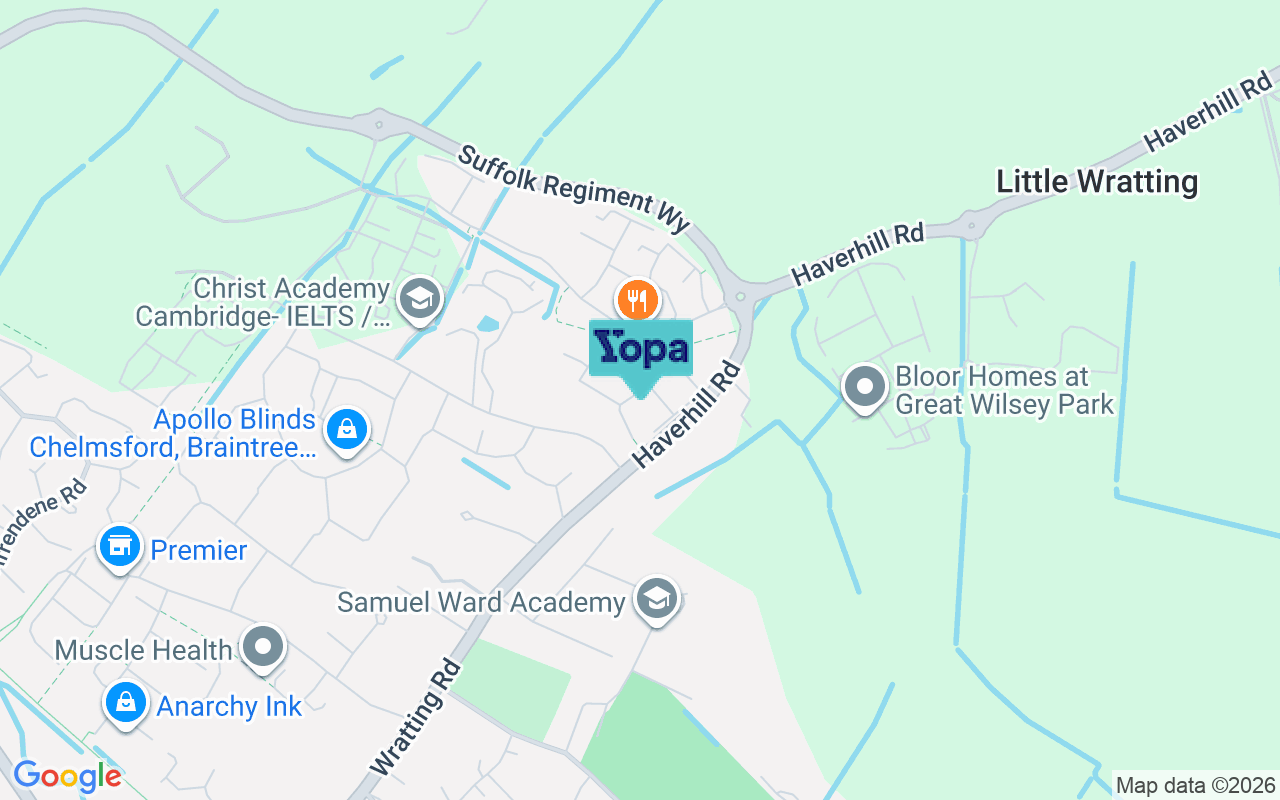 Map showing the location of CB9 7HW