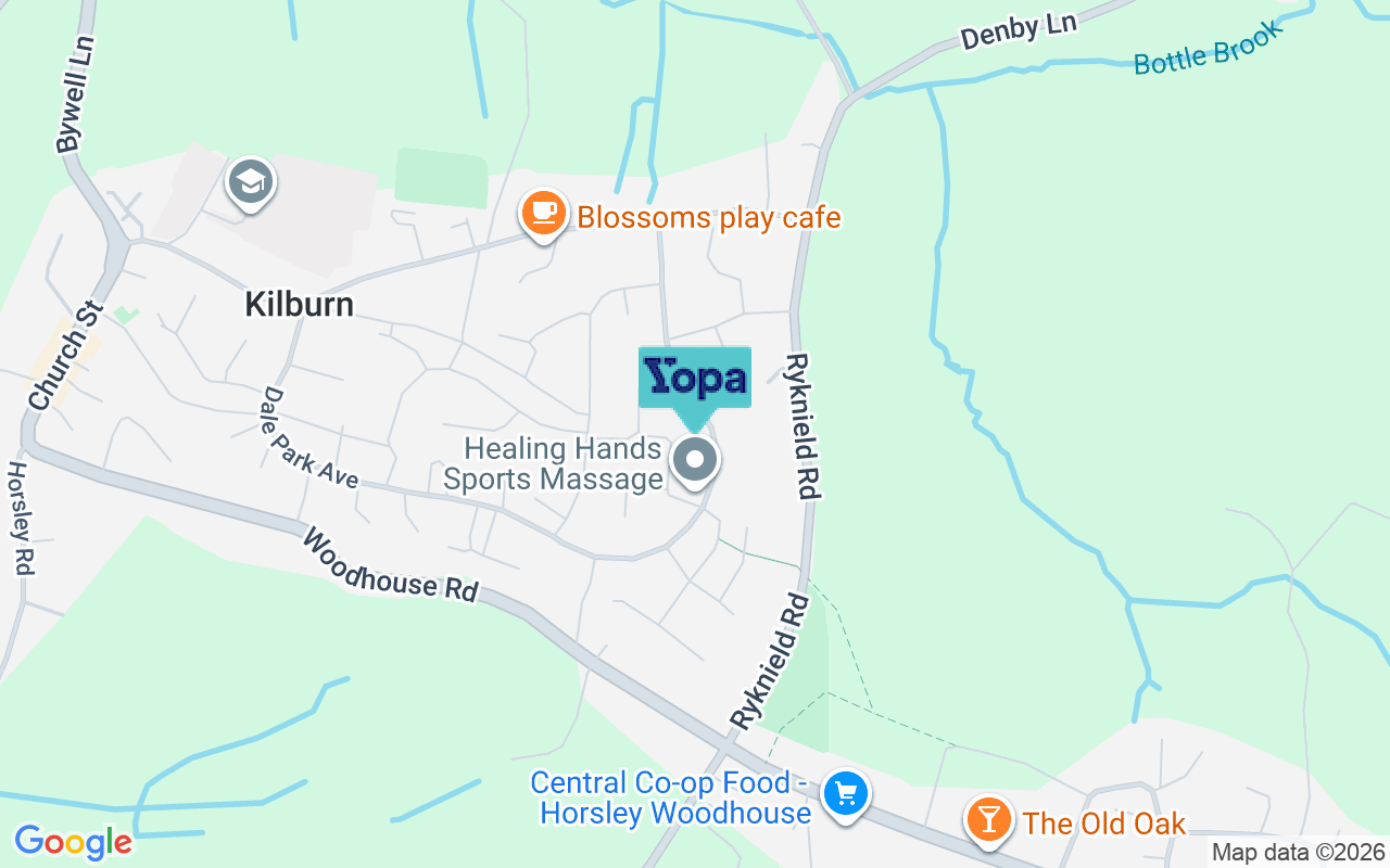 Map showing the location of DE56 0NL