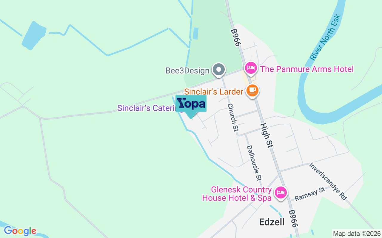 Map showing the location of DD9 7SY