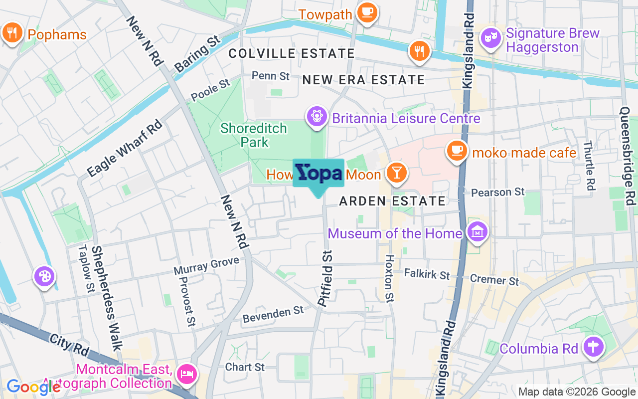 Map showing the location of N1 5JJ