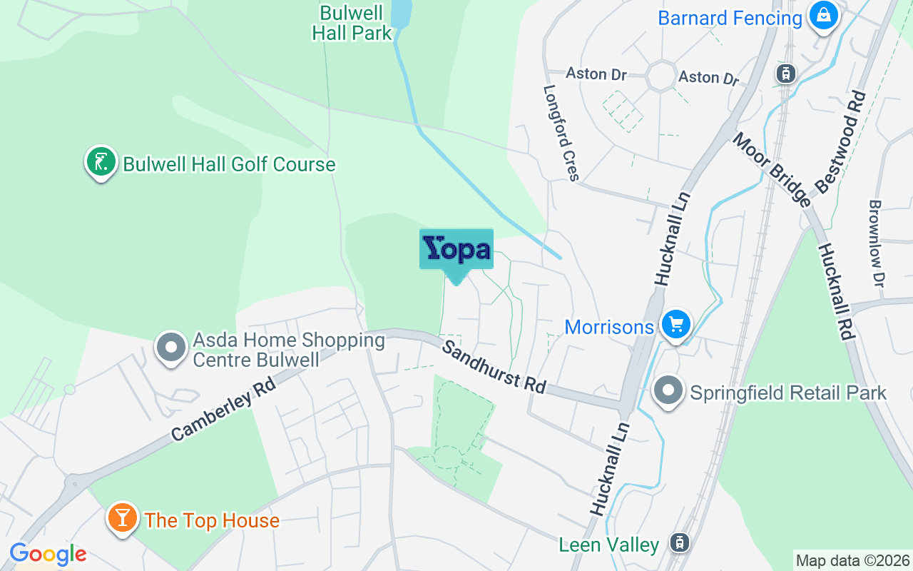 Map showing the location of NG6 8DR