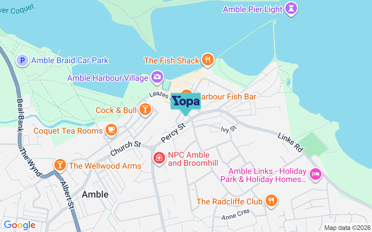 Map showing the location of NE65 0AF