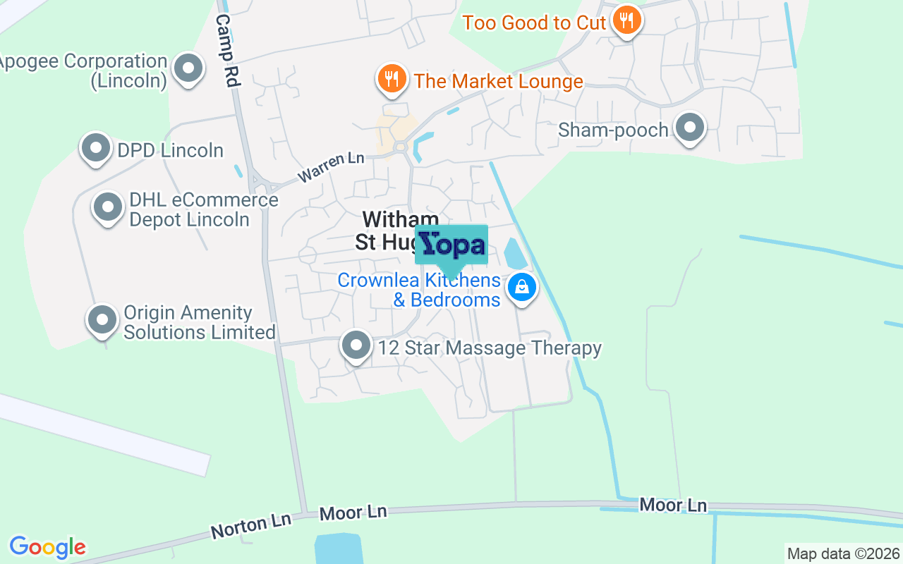Map showing the location of LN6 9PX