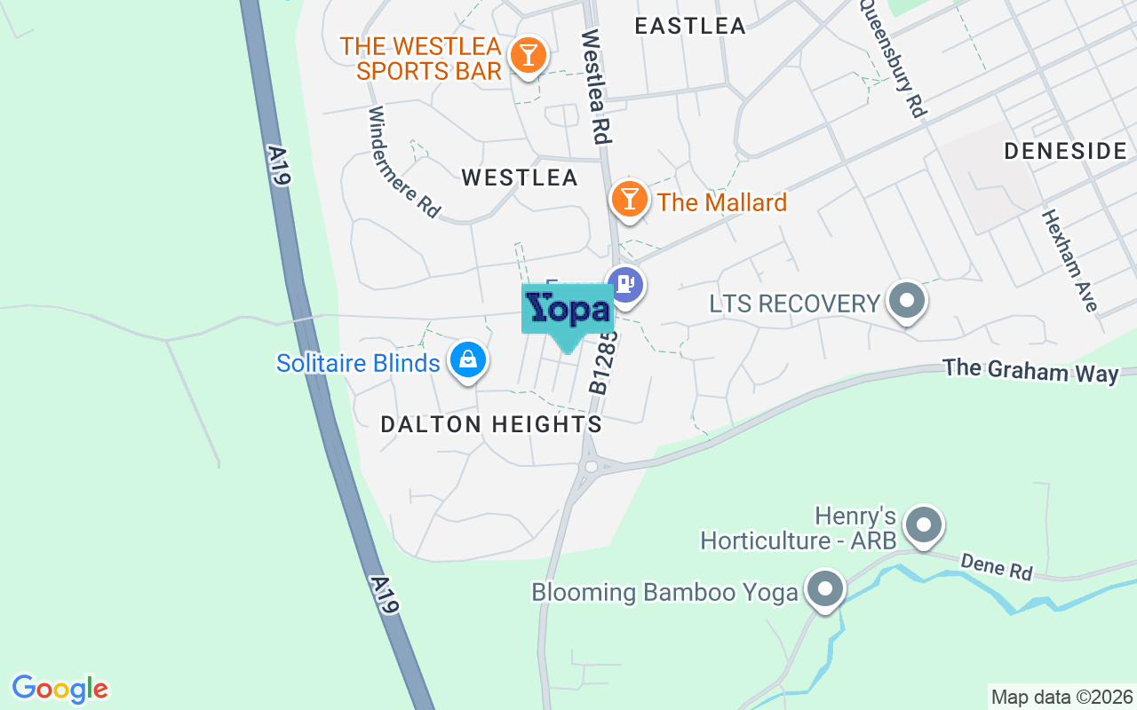 Map showing the location of SR7 8EX