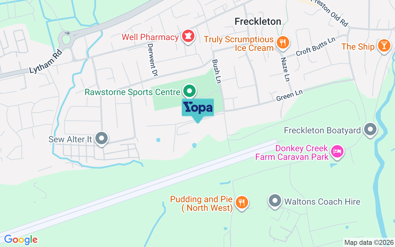 Map showing the location of PR4 1SL
