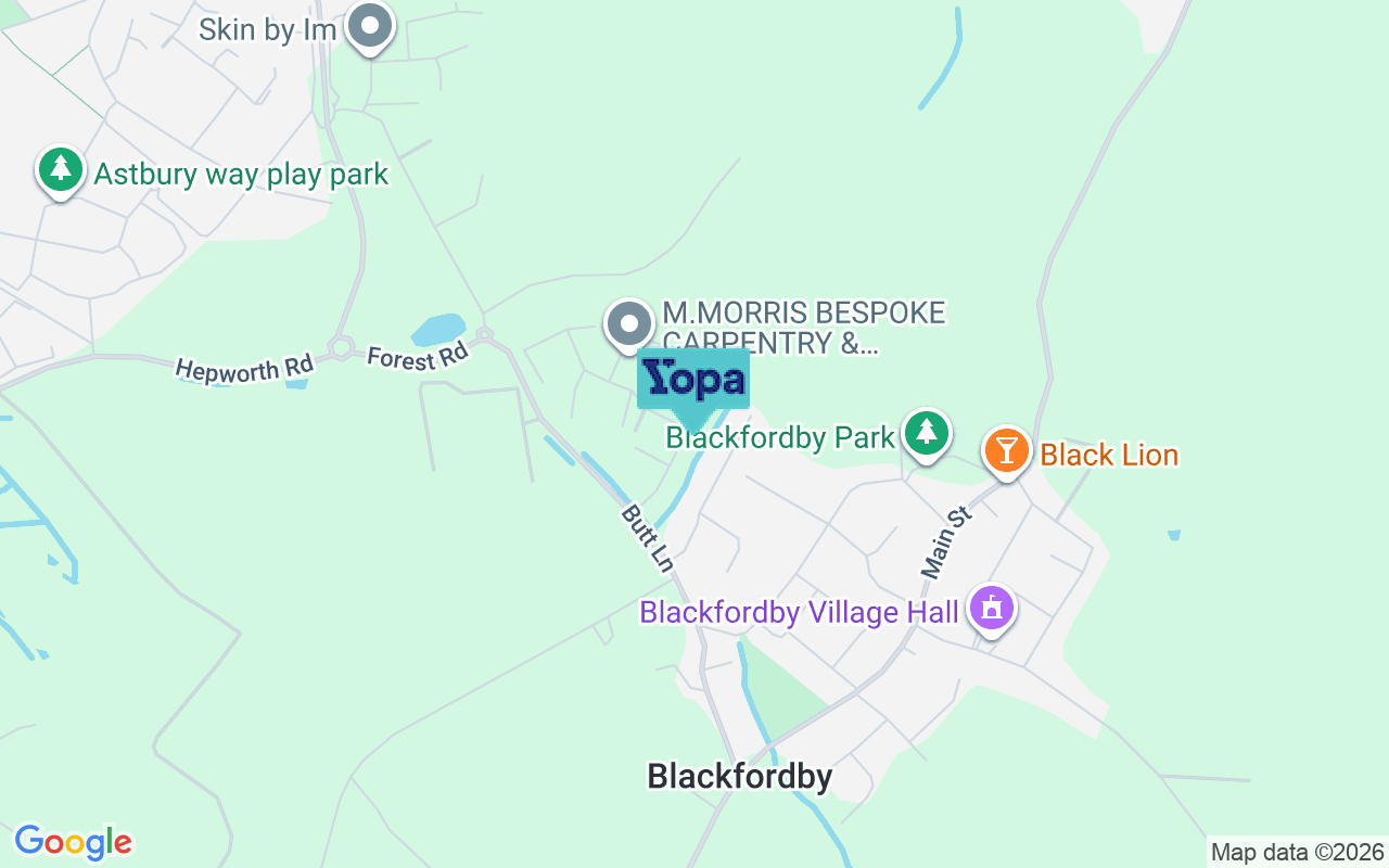 Map showing the location of DE11 8GL