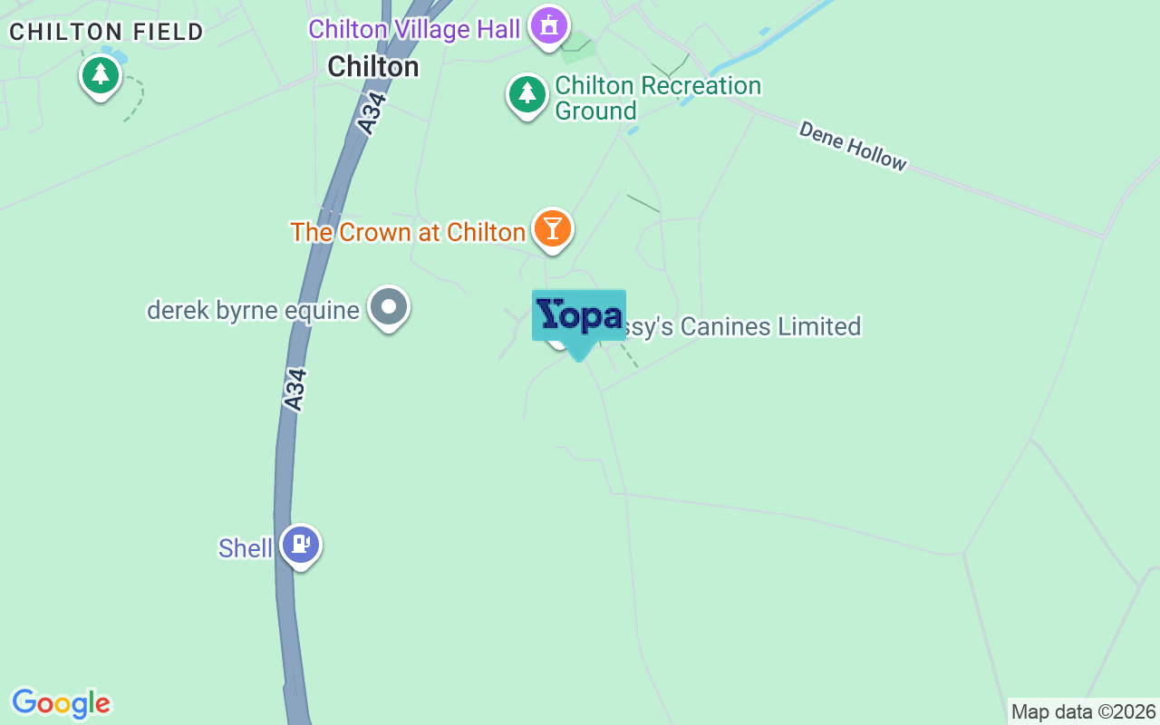 Map showing the location of OX11 0RT
