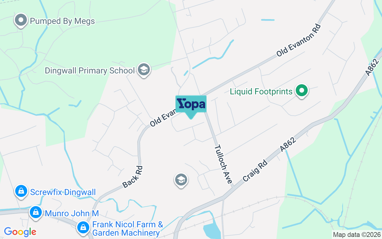 Map showing the location of IV15 9LP