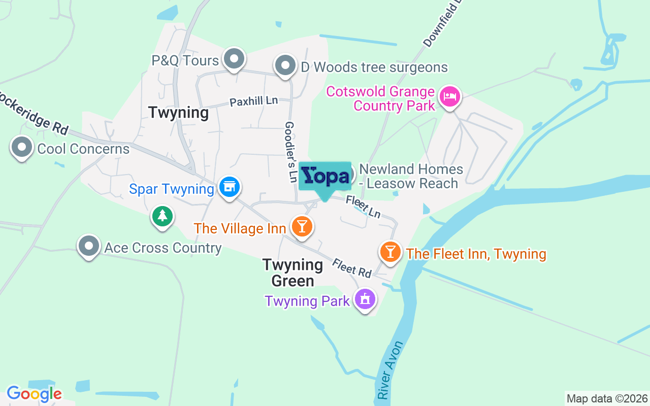 Map showing the location of GL20 6DQ