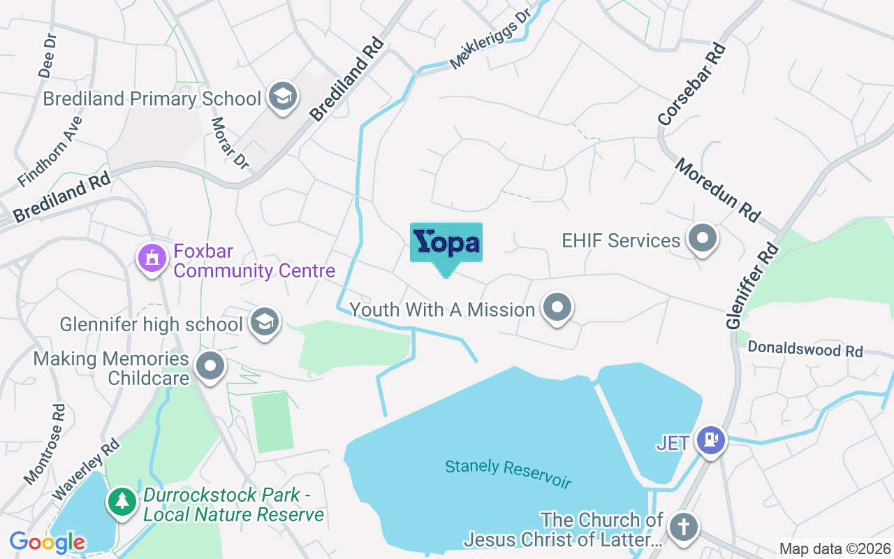 Map showing the location of PA2 9JH