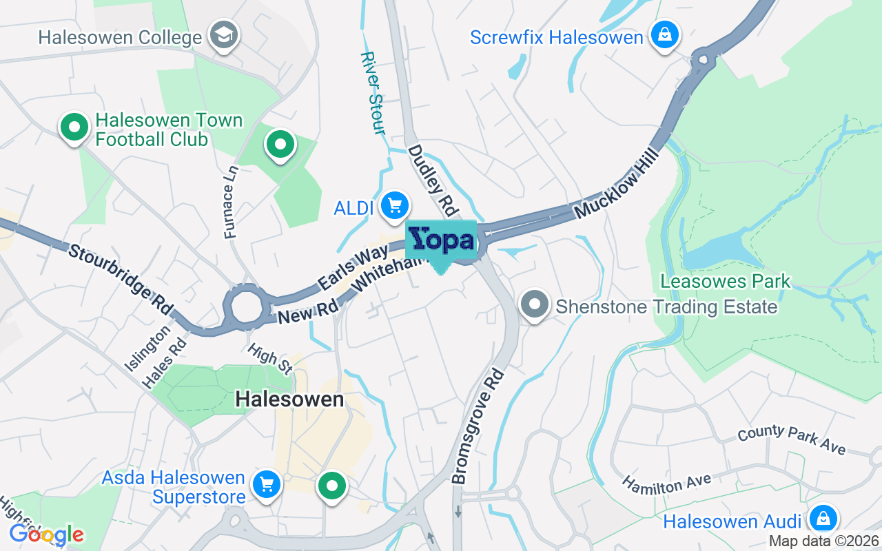 Map showing the location of B63 3LD