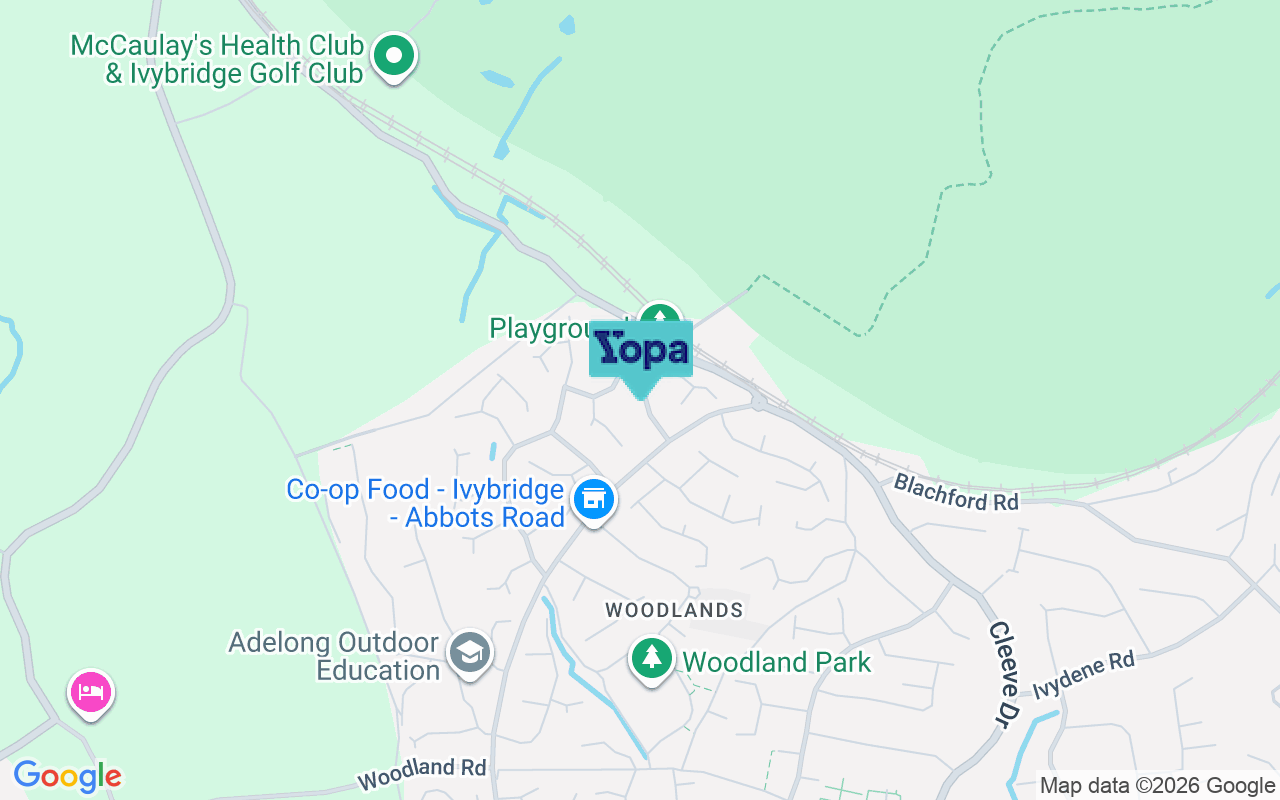 Map showing the location of PL21 9UT