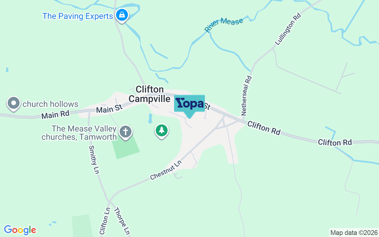 Map showing the location of B79 0BB