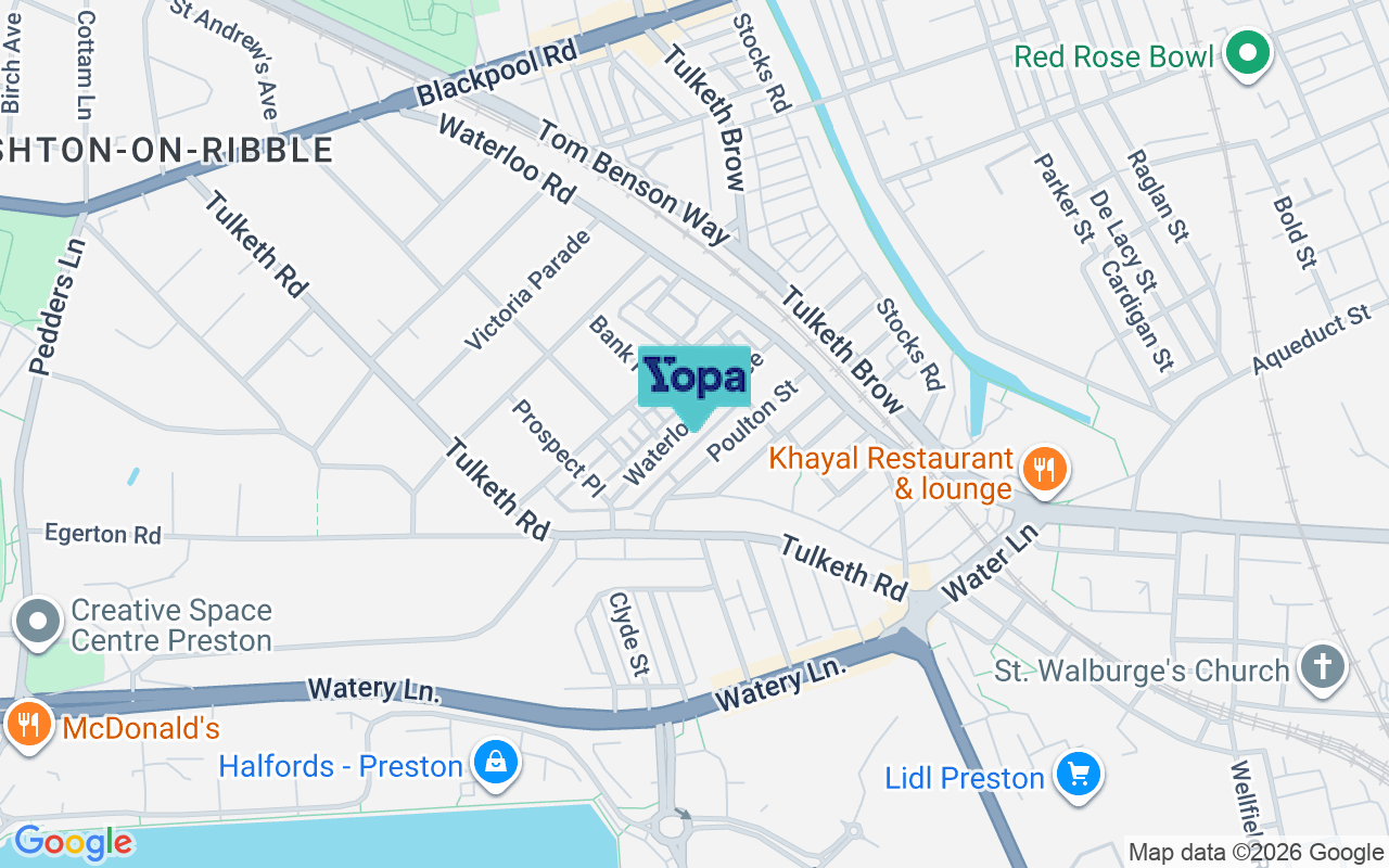Map showing the location of PR2 1DA