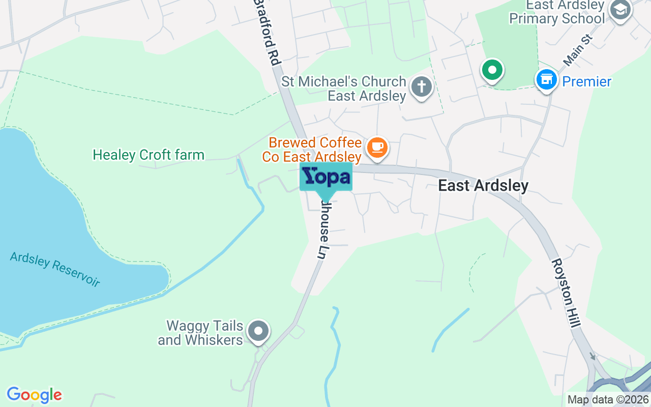 Map showing the location of WF3 2JS