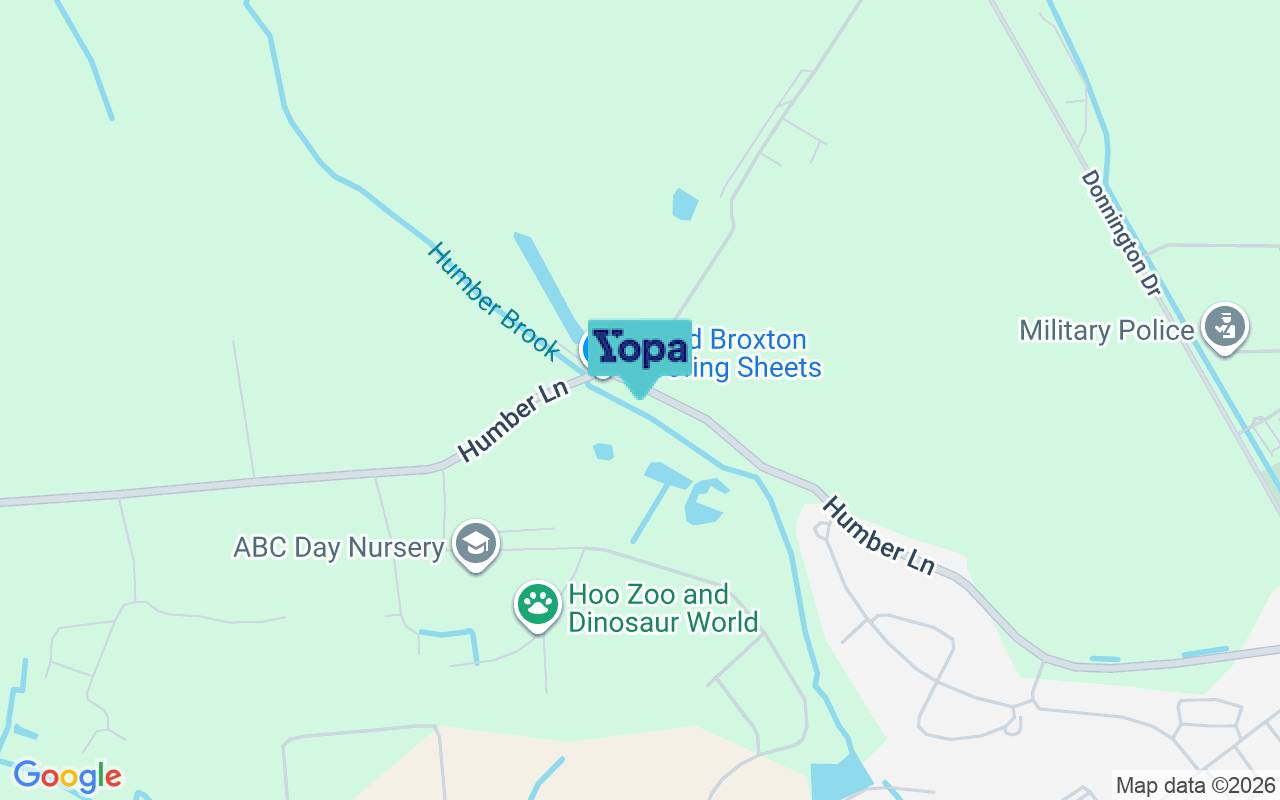 Map showing the location of TF2 8LW