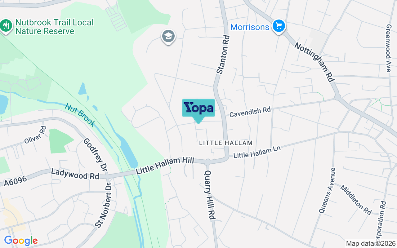 Map showing the location of DE7 4LQ