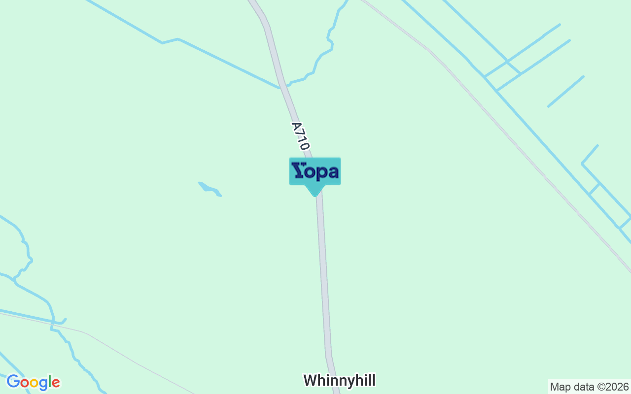 Map showing the location of DG2 8HE