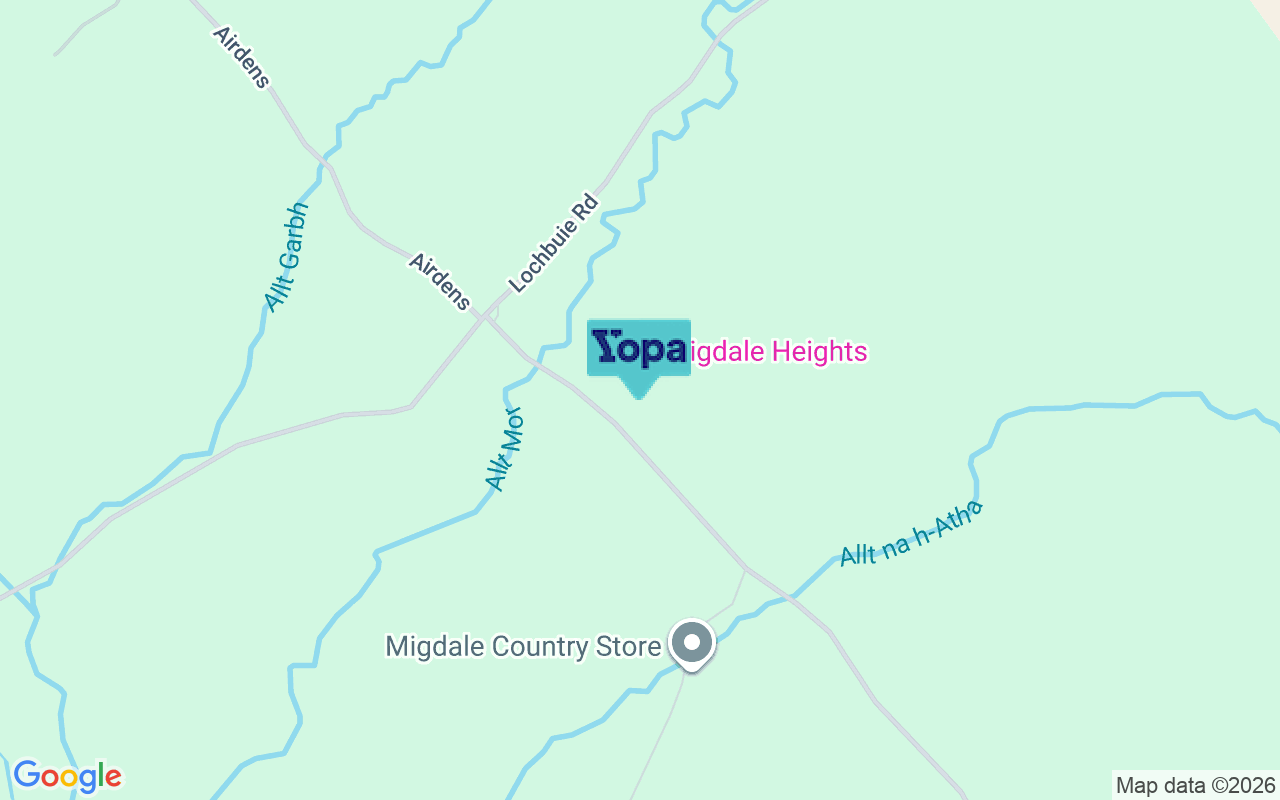 Map showing the location of IV24 3AR