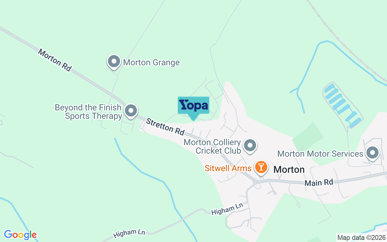 Map showing the location of DE55 6NL