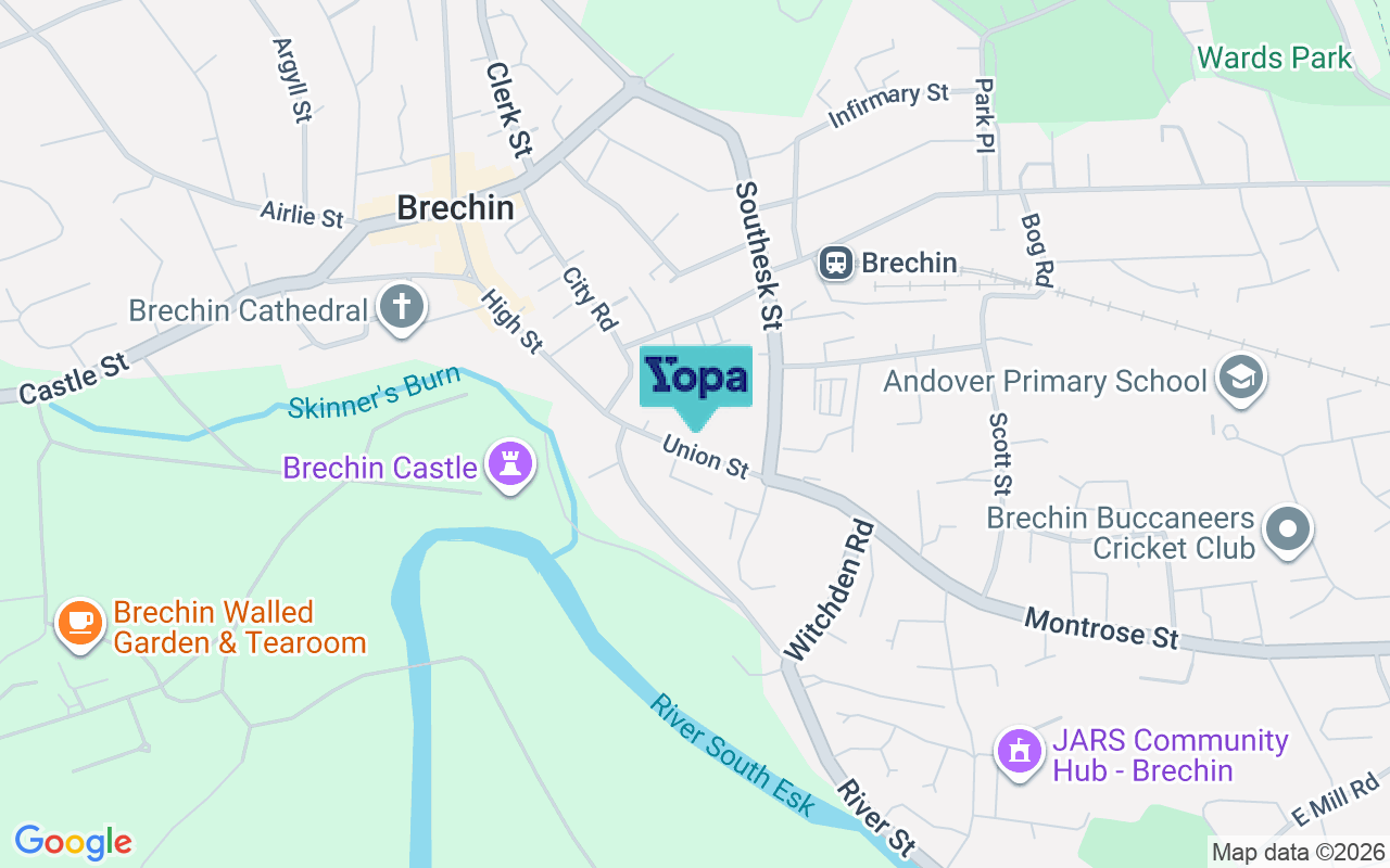 Map showing the location of DD9 6HG